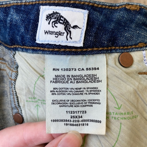 NWT 25x34 Wrangler Retro High Rise Trumpet Flare Jeans in Jenna - Picture 10 of 16